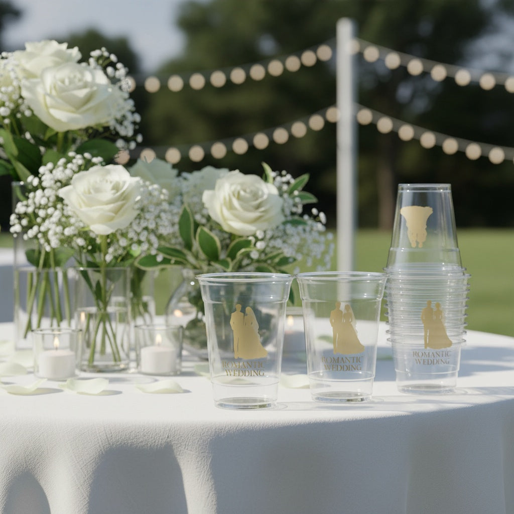 Plastic Cups, Wedding Cups