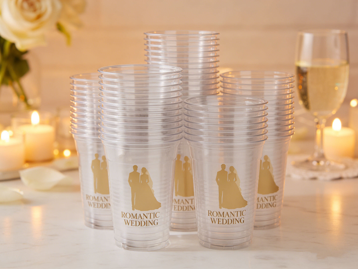 Plastic Cups, Wedding Cups