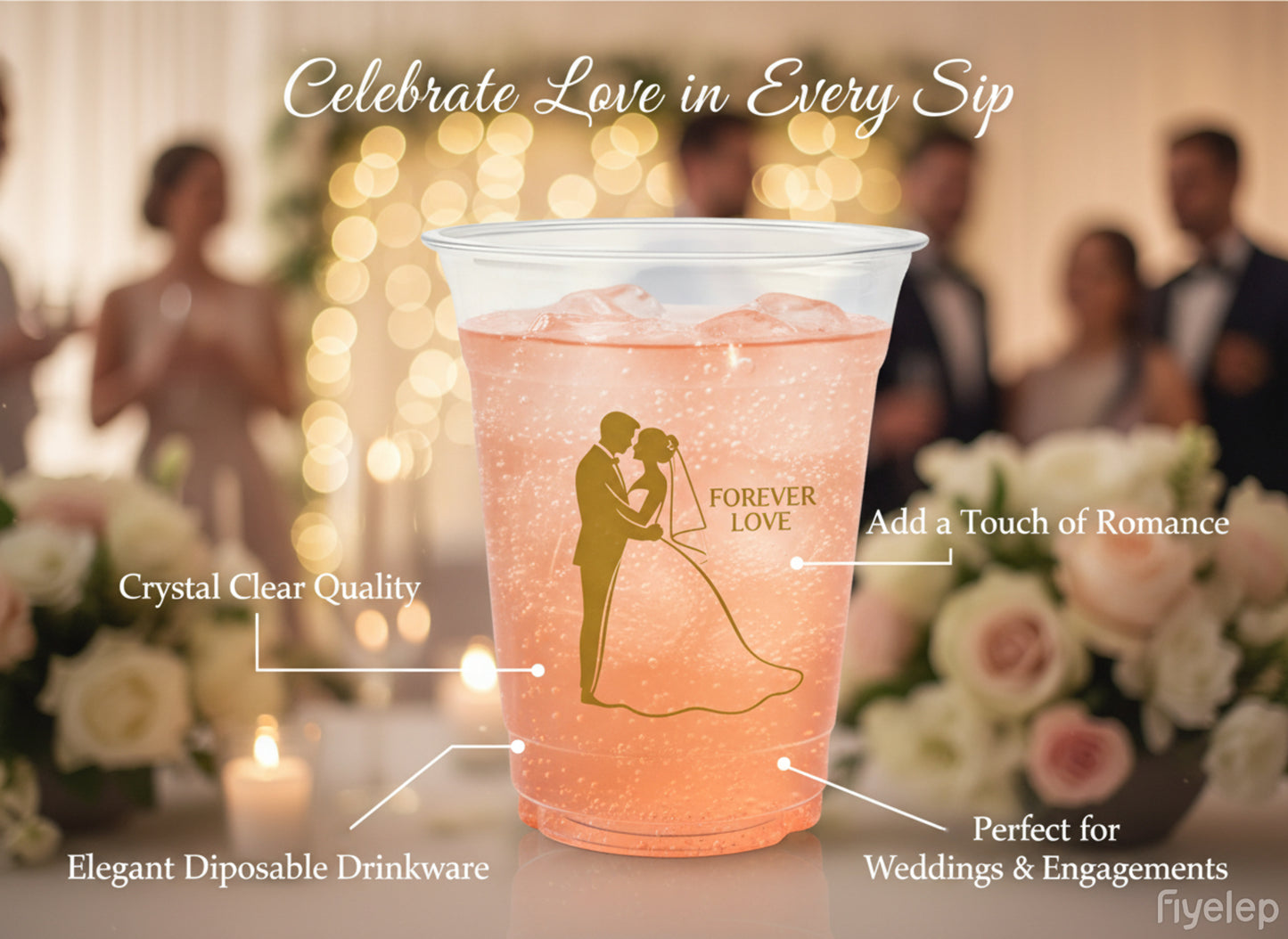 Plastic Cups, Wedding Cups