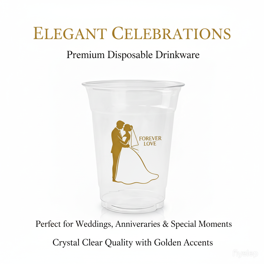 Plastic Cups, Wedding Cups